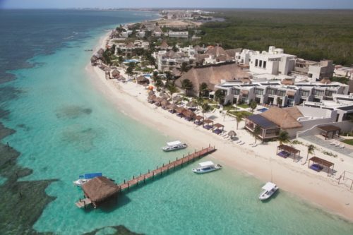 Azul Beach Hotel aerial view