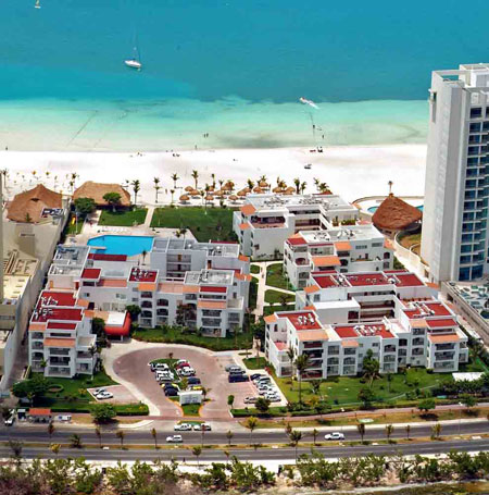 Beachscape Kin Ha Villas and Suites aerial view