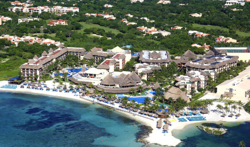 Catalonia Riviera Maya and Yucatan Beach aerial view