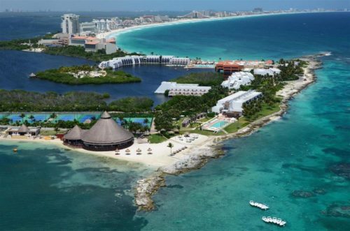 Club Med Cancun Yucatan aerial view