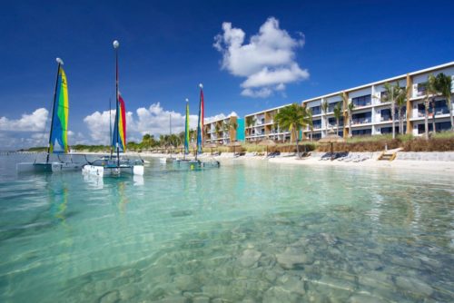 Club Med Cancun Yucatan sailing beach