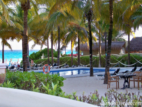 Beachfront pool for Riu Lupita guests