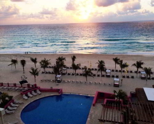 NYX Hotel Cancun pool and beach
