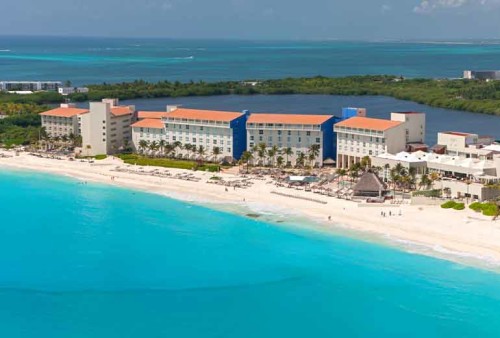 The Westin Resort and Spa Cancun aerial view