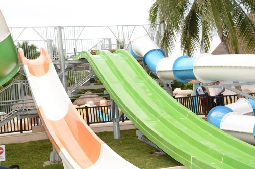 Sandos Caracol waterpark slides