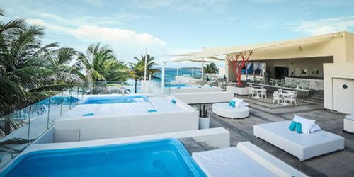 Grand Oasis Tulum Cafe del Mar rooftop pools