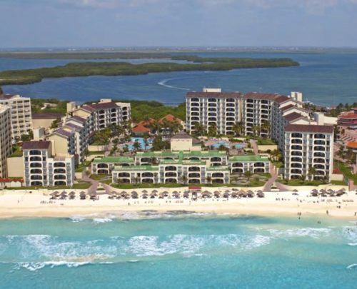 Emporio Hotel and Suites Cancun aerial view