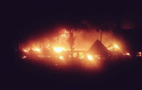 Grand Bahia Principe Tulum lobby fire