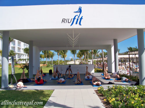 Hotel Riu Dunamar Riu Fit exercise class