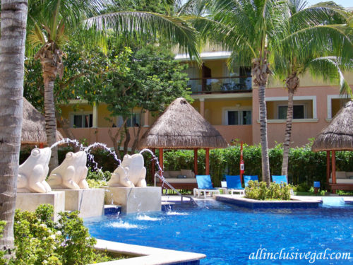 Barcelo Maya Grand adults-only pool at the Beach resort