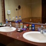 Jr. Suite Ocean View bathroom--pre-renovation