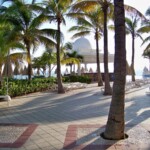 Resort grounds approaching the activity pool