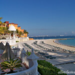 Main ocean access beach below the quiet pool