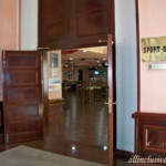 Sports bar entrance off the lobby