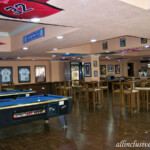 Inside the sports bar