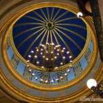Ceiling dome just off the lobby