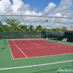 Clay tennis court