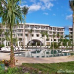 Lagoon pool and building #9 Secrets Akumal building #9