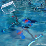 Close-up of an aqua bicycle