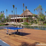 One of two table tennis areas