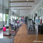 Fitness center located just off the lobby