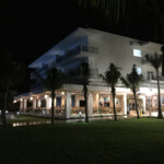 La Turquesa restaurant at night