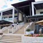 Lobby stairs leading to the grounds Dreams Playa Mujeres