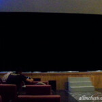 Theater interior waiting for the show to start Dreams Playa Mujeres theater