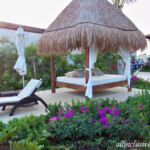 One of the Bali beds Dreams Playa Mujeres Bali bed