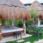 Dreams Playa Mujeres poolside Bali bed