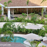 Outdoor area at the spa Dreams Playa Mujeres outdoor spa area