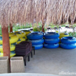 Flotation tubes for the Lazy River Dreams Playa Mujeres flotation tubes for the Lazy River