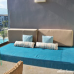 Dreams Playa Mujeres Jr. Suite balcony day bed