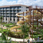Double waterslide for kids and adults Dreams Playa Mujeres waterslide
