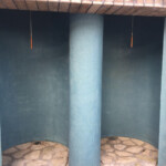 Showers by the lagoons Hotel Xcaret Mexico showers by the lagoons