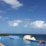 View from the rooftop pool Hotel Xcaret Mexico view from the rooftop pool