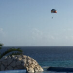 View from the rooftop pool Hotel Xcaret Mexico view from the rooftop pool