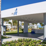 Riu Fit outdoor exercise area by the pools