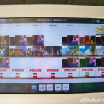 Digital activity board in the lobby