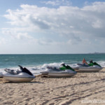 Wave runners for rent at the south side of the resort