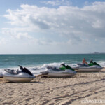 Wave runners for rent at the south side of the resort