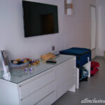 Drawers and flat screen TV