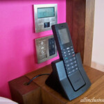 Controls next to the queen bed Hotel Xcaret Oceanfront Suite Adults-Only