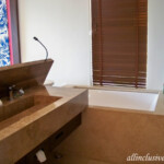 Jacuzzi tub and double sink Hotel Xcaret Mexico Oceanfront Suite Adults-Only