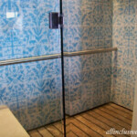 Shower with the hand painted tiles Hotel Xcaret Mexico shower