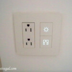 Toilet room switch for translucent panel Hotel Xcaret Mexico Toilet Room Window Panel