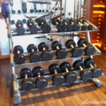 Private gym at Casa Fuego Hotel Xcaret Mexico Casa Fuego gym