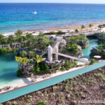 Oceanfront lagoon Hotel Xcaret Mexico oceanfront lagoon