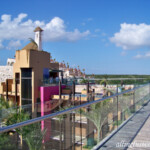 Elevator to the rooftop pool Hotel Xcaret Mexico elevator to the rooftop pool