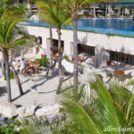 Main pool and Las Playas restaurant Hotel Xcaret Mexico main pool and Las Playas restaurant